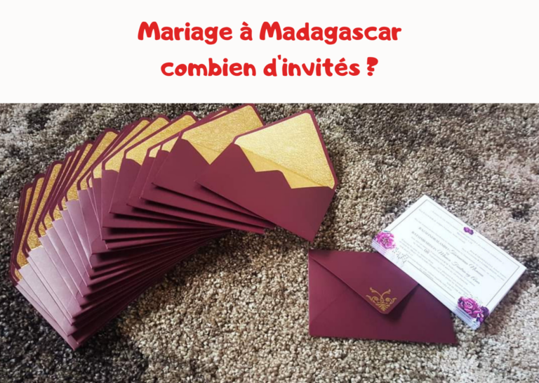 Invite mariage madagascar
