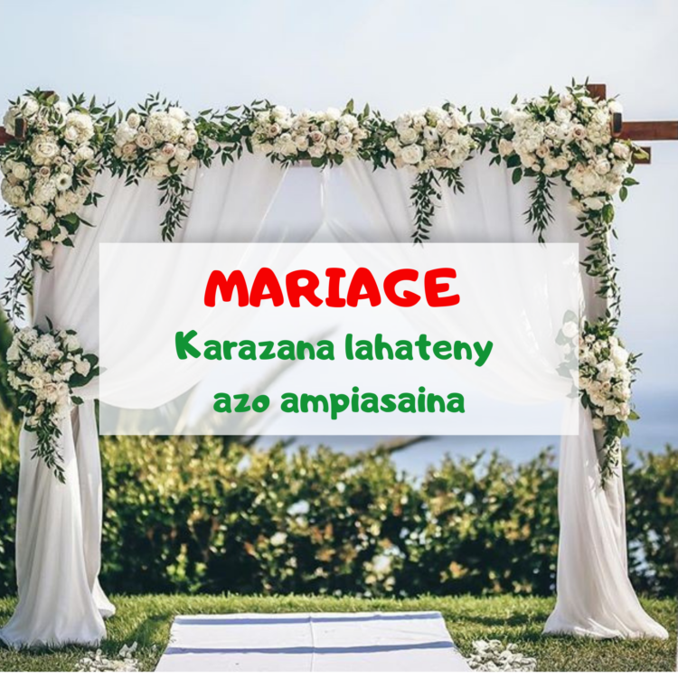 Inona ny « sujet » azo hanaovana kabary mandritran’ny Fanambadiana na mariazy ?