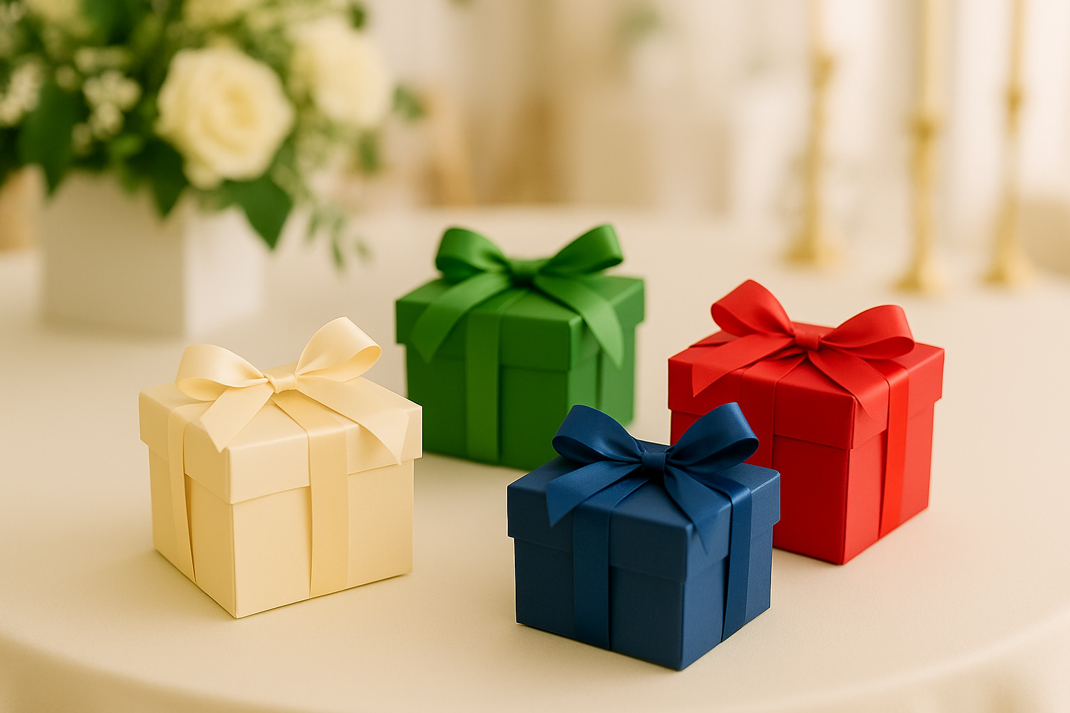 Bonbonnière forme carré