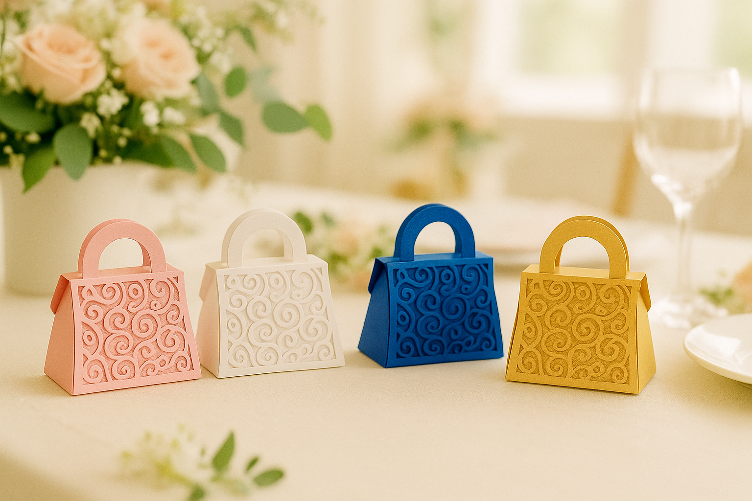 Bonbonnière forme panier