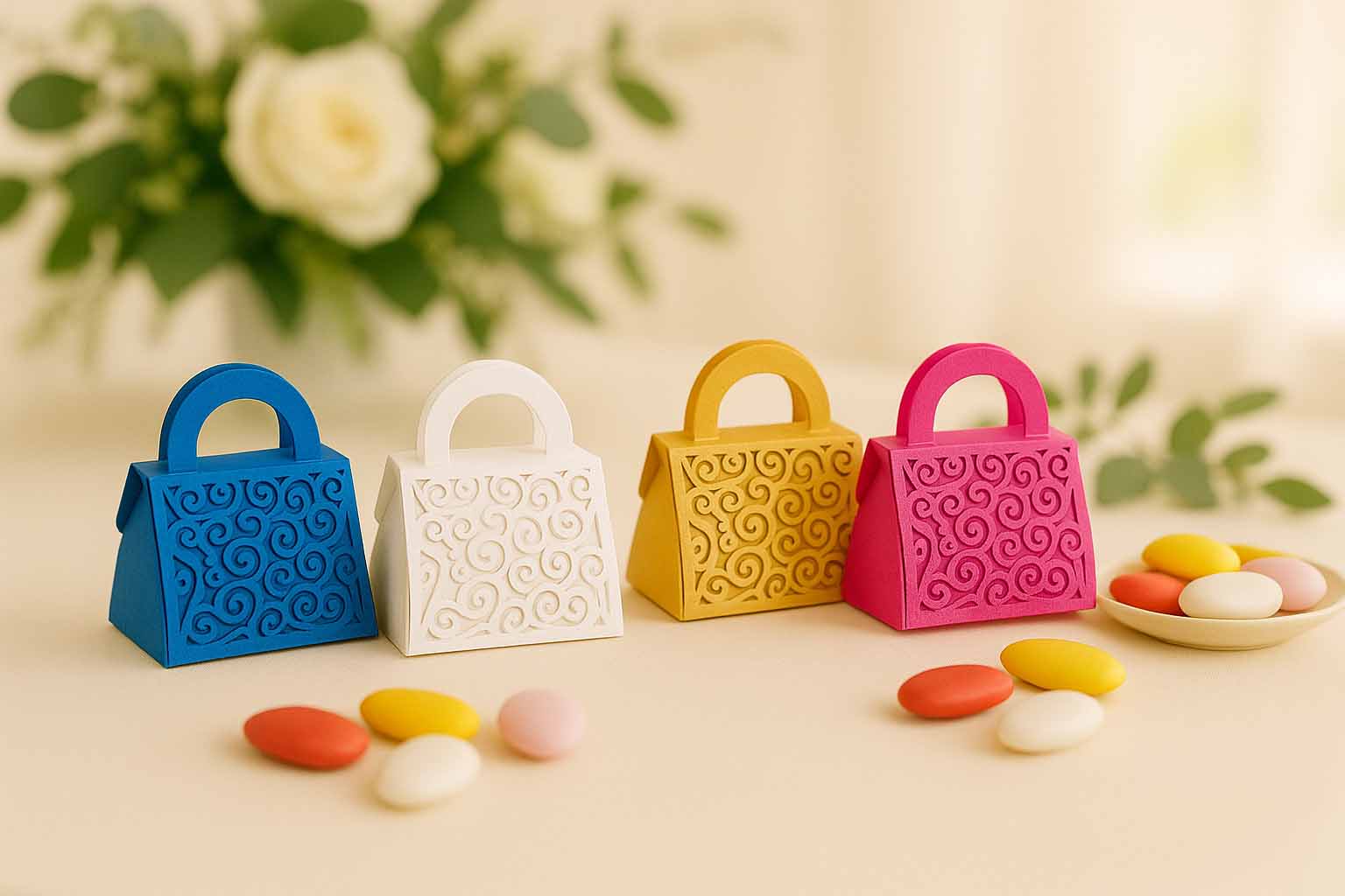 Bonbonnière forme panier