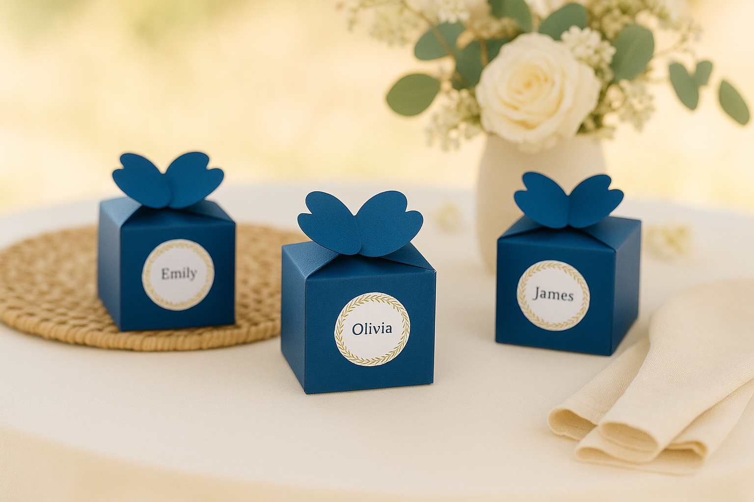 Bonbonnière forme papillon