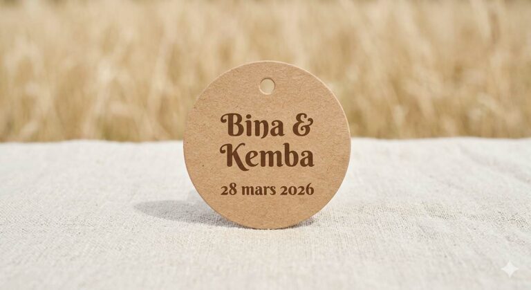 Étiquette ronde 4 cm pour mariage – MariageGasy Madagascar (photo 4)