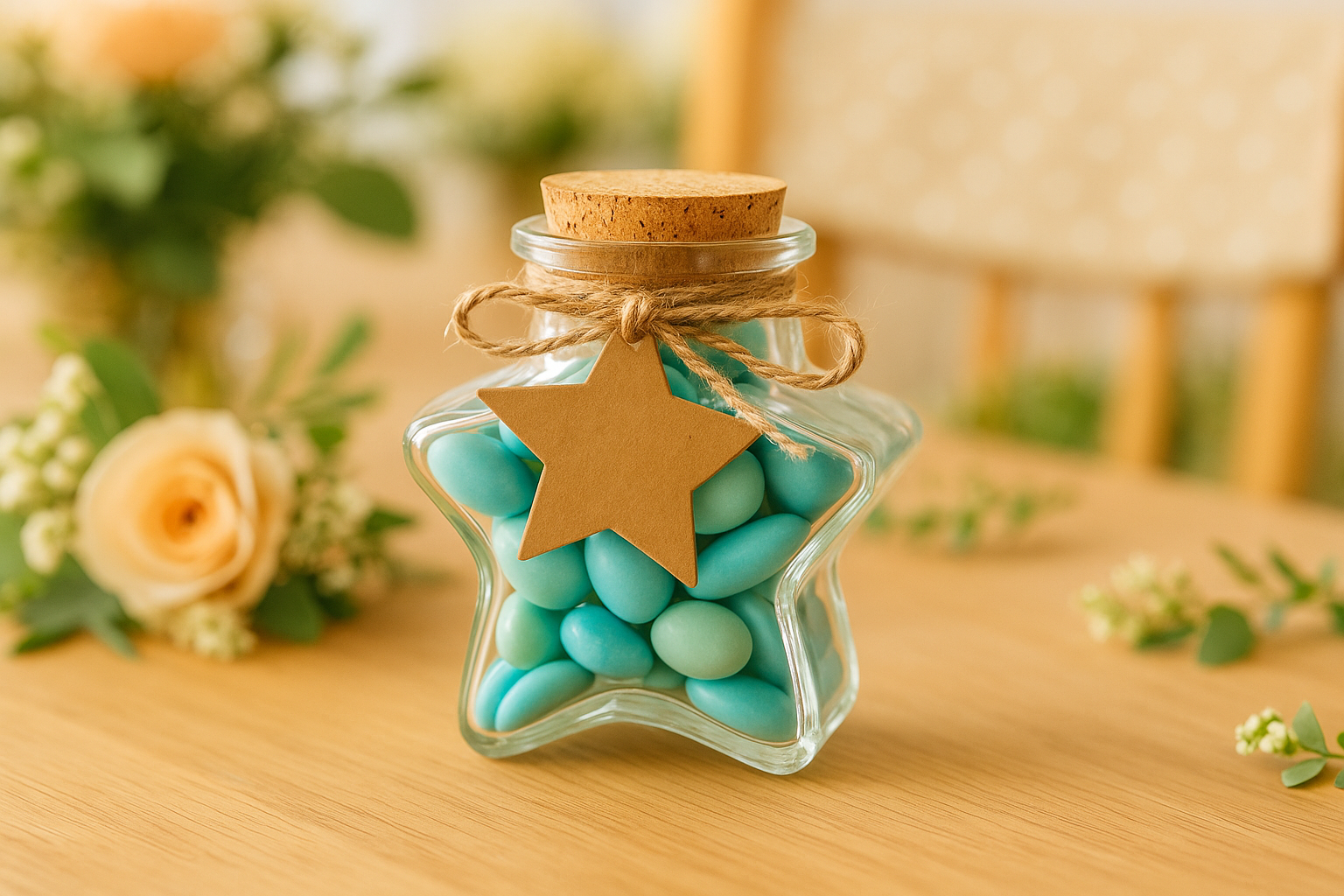 Bonbonnière Étoile en verre