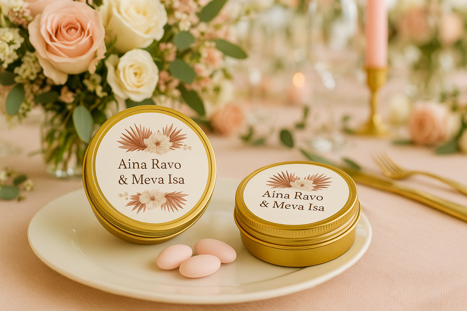 Pot en Aluminium doré