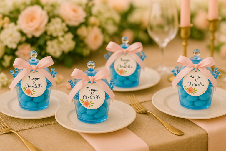 Bonbonnière Couronne bleue