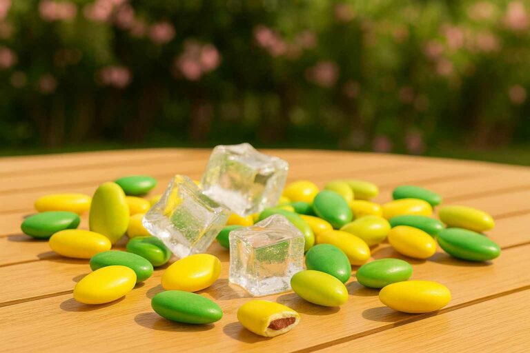Dragées vertes – boîte 1 kg