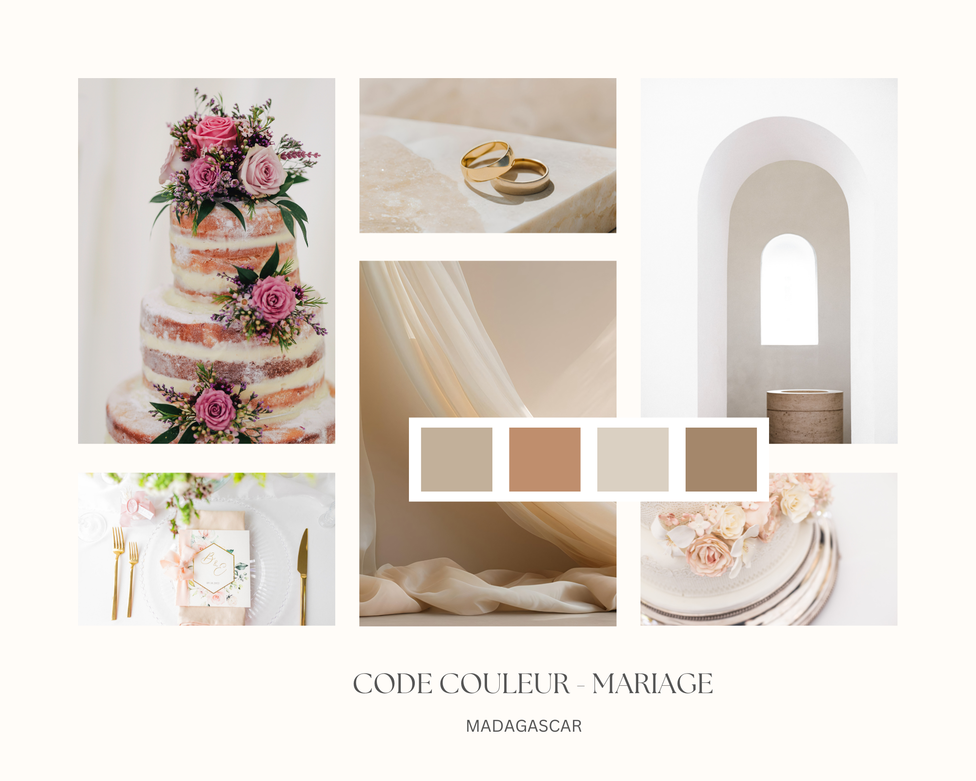 🎨 Comment choisir le code couleur de son mariage à Madagascar ?