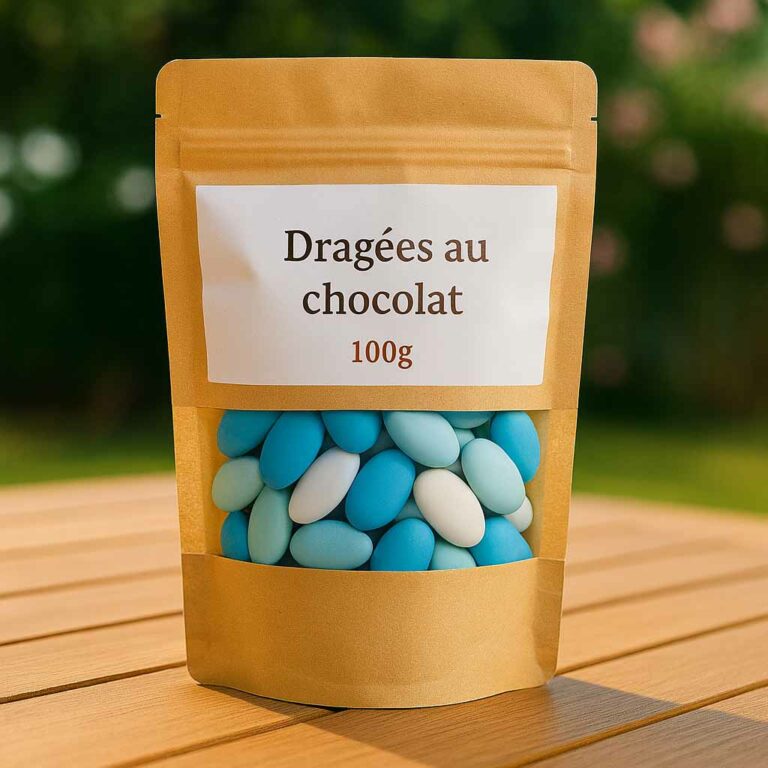 Dragées bleues – paquet 100 g pour mariage – MariageGasy Madagascar (photo 3)