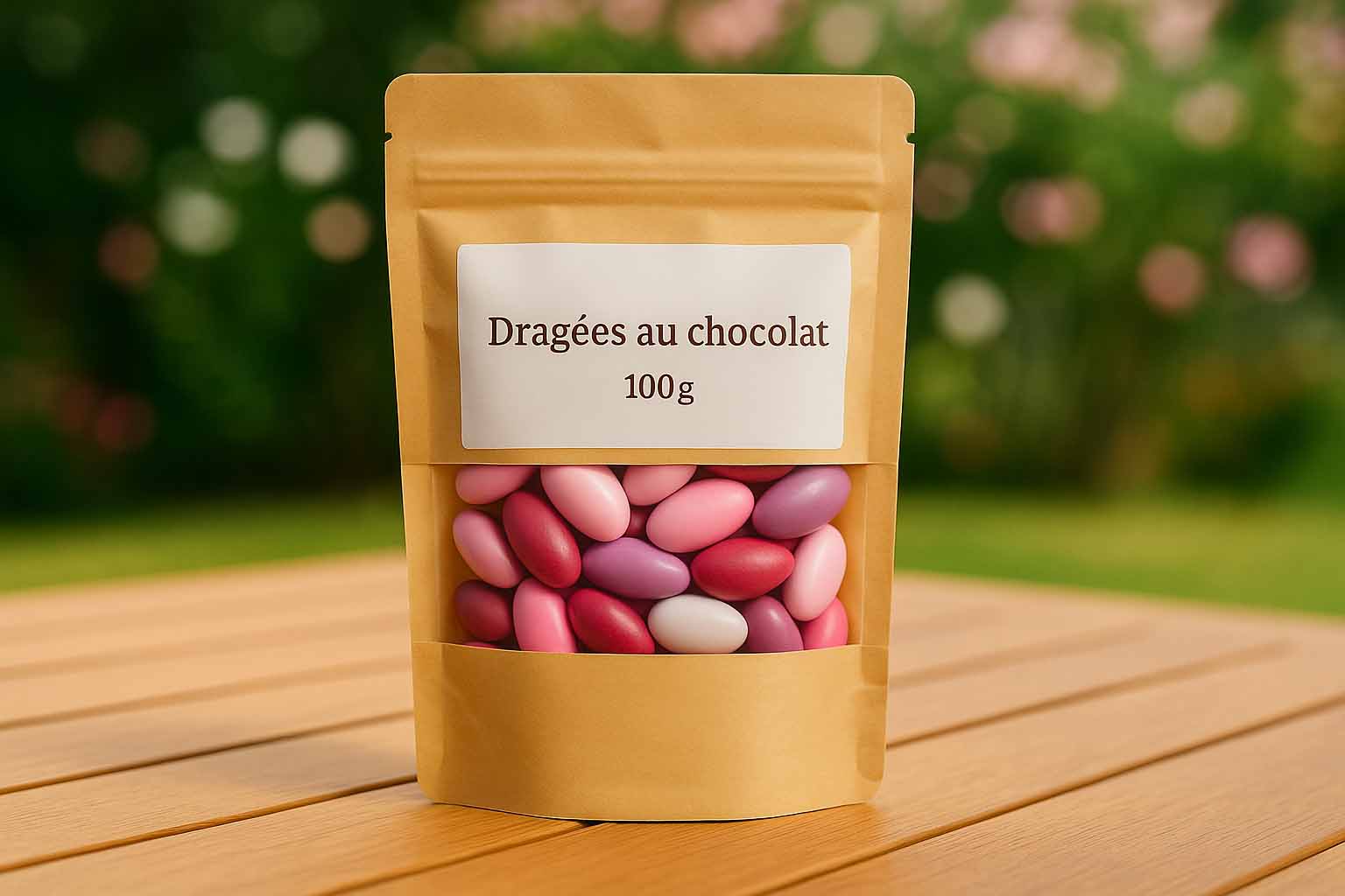 Dragée rose 100gr