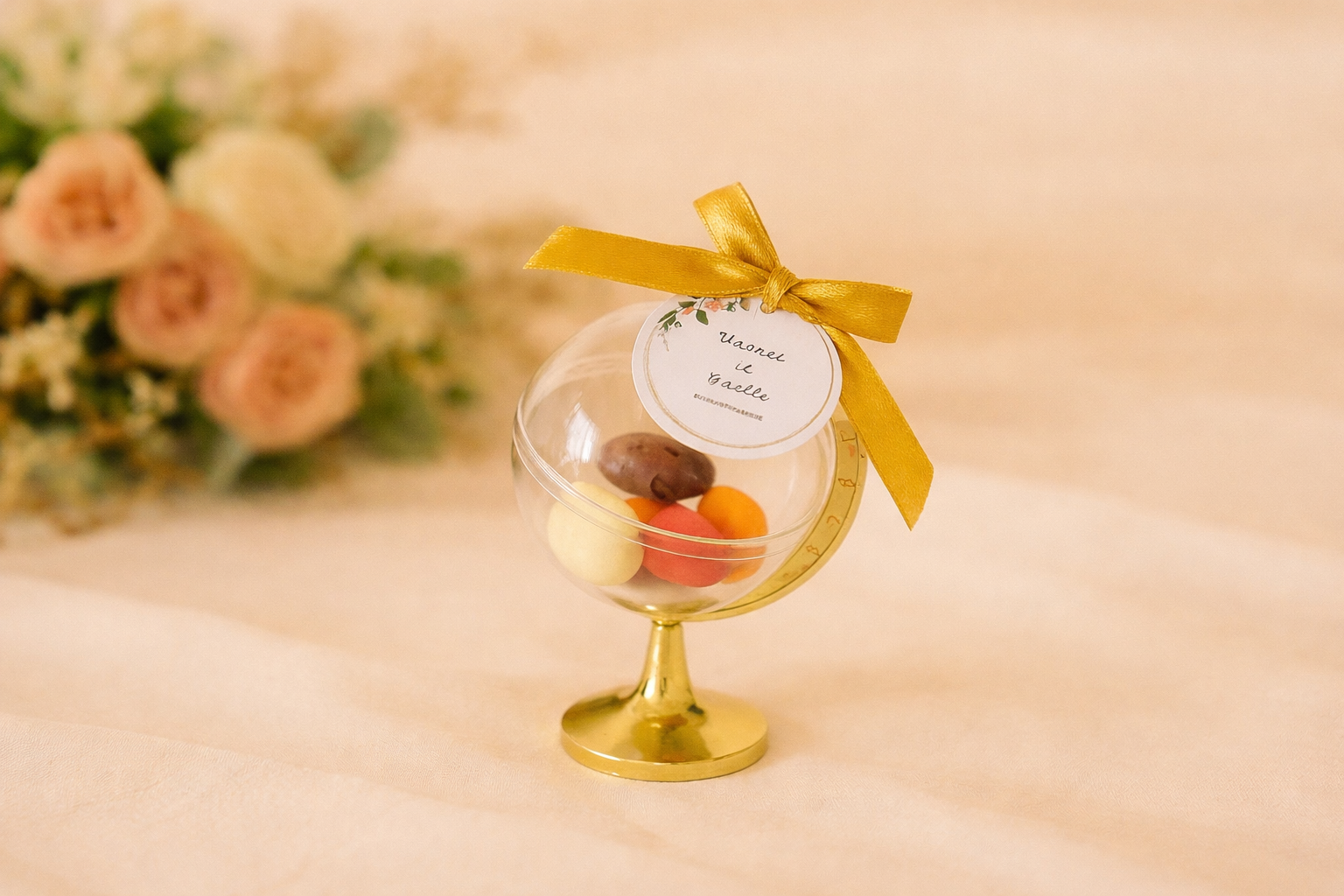 Bonbonnière Globe doré